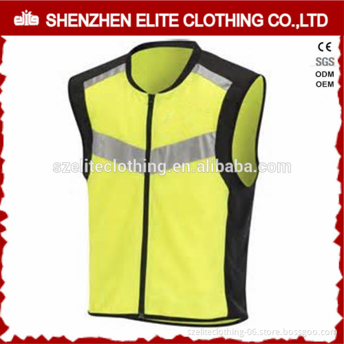 Wholesale Reflective Vest With Zipper For Running Or Cycling